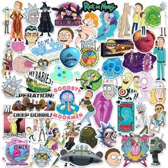 RICK AND MORTY VARIETY DIE CUT VINYL 50 CT STICKER PACK
