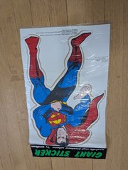 Vintage SUPERMAN Sticker – Factory Sealed – 12”x18”