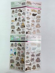 Pusheen the Cat Bananya SandyLion Stickers Decals Coloring Book Lot