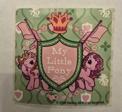Vintage Smile Makers My Little Pony Stickers Lot of 5 2.5 x 2.5 Inches