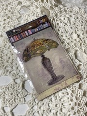 Architextures by 7Gypsies Tiffany Lamp Sticker Vintage Antique Relic Collection