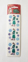 Vtg Sandylion Stickers VHTF Skate Belle Beauty and the Beast Enchanted Christmas