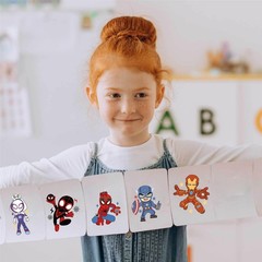 24 Sheets Cute Superhero Stickers for Kids Make Your Own Movie Sticker Make a…