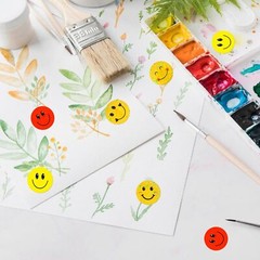 Happy Smile Face Stickers for School Reward Behavior Chart 1 inch S…
