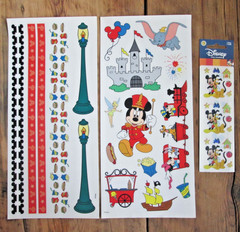 NEW Sandylion Sticker Lot Disney Theme Park Mickey Mouse Sheet Border Pluto