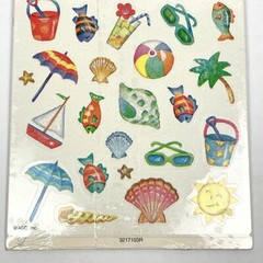 NEW Stickety-Doo-Da PICNIC and OCEAN Sticker Autocollants 2 Designs 4 Sheets