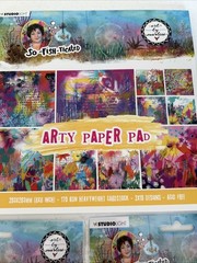 Art by Marlene SO-FISH-TICATED Studio Light paper Elements Arty Pad 3 Stamp Sets
