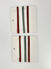 Scrap Ties Scrap Arts Christmas Ribbon Red & Green Scrapbooking Embellishment