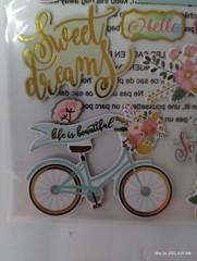 Crafters Square Foil Puffy Stickers/Sweet Dreams,Life is Beautiful, Hello,
