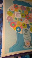 Vintage Hallmark Stickers Gumball Machine 4 Sheets New In Pack