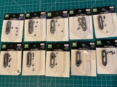 Lot of Making Memories Pewter Rectangle Label Holders 20 PC Scrapbooking Crafts