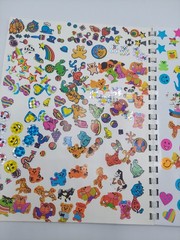 Vintage 1980’s -90’s Sticker Album Filled With Stickers