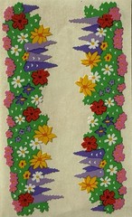 FLOWER PATCH Stickers(2pc) Mrs.Grossman’s•Grass•Vintage 1995•Garden•Card Making•
