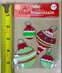 Lot Of Christmas Holiday Stickers & Embellishments Some 3D~ 7pks~Jolee’s & More