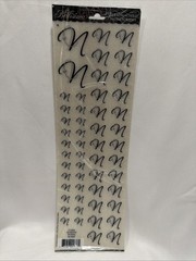 Bellisimo Personalized Monogram Stickers “N” Showers Wedding Marriage Party