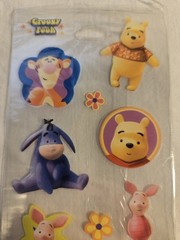 Stickeroni Licensed Winnie the POOH & Friends 2005 Stickers Piglet Eeyore Tigger