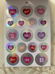 RECOLLECTIONS VALENTINE’S DAY STICKERS 216 PC STICKERS 12 SHEETS ROMANCE