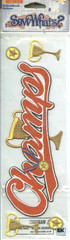 Champs Champions Winner Sports League Sticko Sew Whats Embroidery Title Stickers