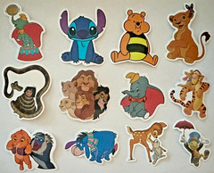 Disney Princess Mickey Donald Pixar Dreamwork 25pc Random Stickers 2inch X 2inch