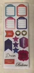 Pen+Gear 4 sheet Stickers Great for scrapbooking, calenders, agendas/planners