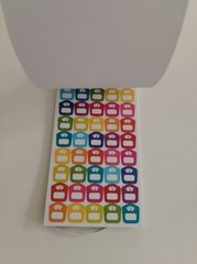 2 sticker books Fitness Seasons Basics Planner Stickers Value Packs
