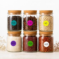 5000PCS Colored Circle Dots Stickers 3/4 Inch Colored Round Stickers
