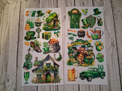 St. Patrick’s Patty’s Day Rub on Transfers Crafts 5 Sheets Luck of the Irish
