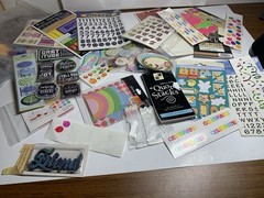 Mixed Sticker Collection Lot! Junk Journaling Scrapbooking More!