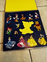 Disney Vintage Scrapbook Lot – New 12×12 Scrapbook + Lot Of Paper & Stickers