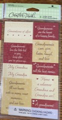 CREATIVE TOUCH Grandparents Are💜 The Family Grandma Grandpa Love Laugh Stickers