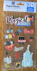 Paper House Magic Memories Disney Vacation Magic Dreams Wish Mickey Mouse Castle