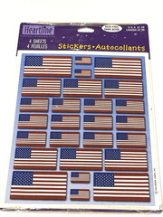 Hallmark Heartline American Flag Stickers Patriotic Independence Day July 4 NEW