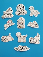 101 Dalmatians Scrapbooking Stickers Disney 10 X Vinyl Sticker May249b