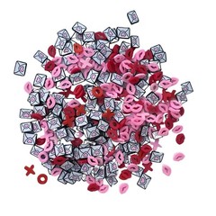 Sprinkletz Valentine’s Bundle Tiny Polymer Clay Pieces for Crafts
