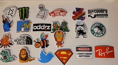105 Retro Stickers