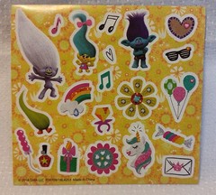 Vintage DreamWorks Trolls (4) Sticker Sheets*4″x4″ New OS 2018 *I*