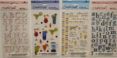 Lot of 12 CREATIVE TOUCH Scrapbooking Stickers MIX ASSORTMENT