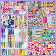 799 STICKERS Lot GIRLY Planner All Themes & Journaling HALLMARK Kid Squad Girls
