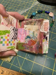 Unique Handmade Ephemera, Scrapbook,Junk Journal,tag,embellishment Mixed Media