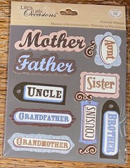 K&Company Lifes Little Occasions Mother Father Aunt Uncle Sister Brother Grandma