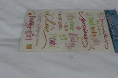 DEJA VIEWS BABY GIRL PRECIOUS RUB-ONS «TITLES» RL-1070