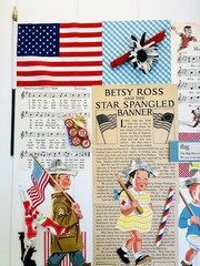 VTG Americana Ephemera July 4th Patriotic 30+ Pcs Junk Journaling Scrapbooking