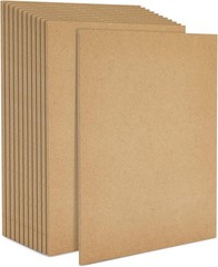 0.25″ Thick Blank MDF Chipboard Sheets for Painting, Arts and Crafts (8 x 10 …