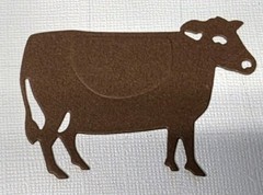 Cow Die Cut Cardstock Embellishments For Scrapbooking Card Making 8 Pieces