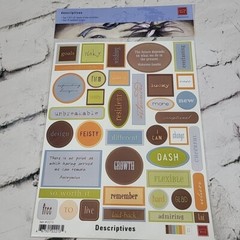 Love Tiles Stickers Lot of 4 Packages Scrapbooking Crafts