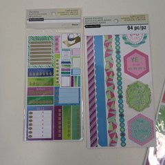 Scrapbook Planner Sticker Lot 7 Packs Recollections K&Company Paper House Washi
