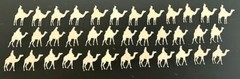 Holiday Die Cuts * 3 Wise Men * 12 Sets * Kraft, Black, Silver or Gold Glitter