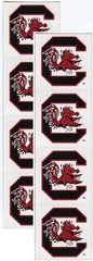 University of South Carolina GAMECOCKS 8/pk NCAA Logo Scrapbook Stickers