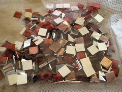 6×6 RHINESTONE ACRYLIC FACETTED square 300 pcs