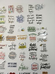 98 Pcs Inspirational Words Stickers Motivational Inspiring Sticker Kids Girls